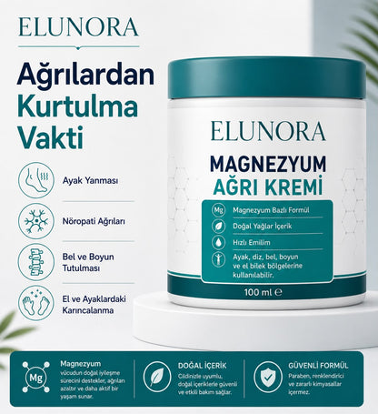 Magnezyumlu Ağrı Rahatlatıcı Masaj Kremi