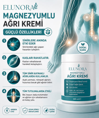 Magnezyumlu Ağrı Rahatlatıcı Masaj Kremi